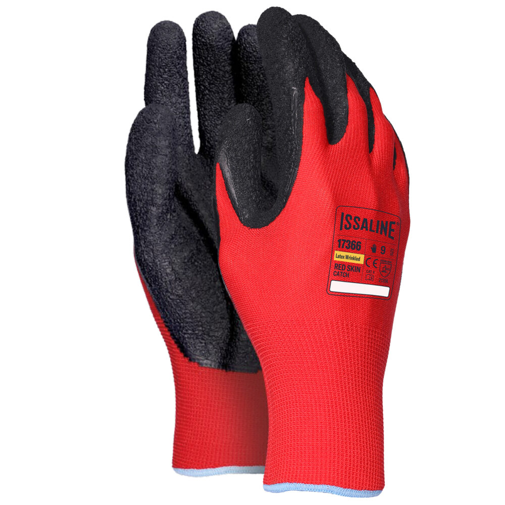 Rękawice poliestrowe RED SKIN CATCH z zawieszką 17366