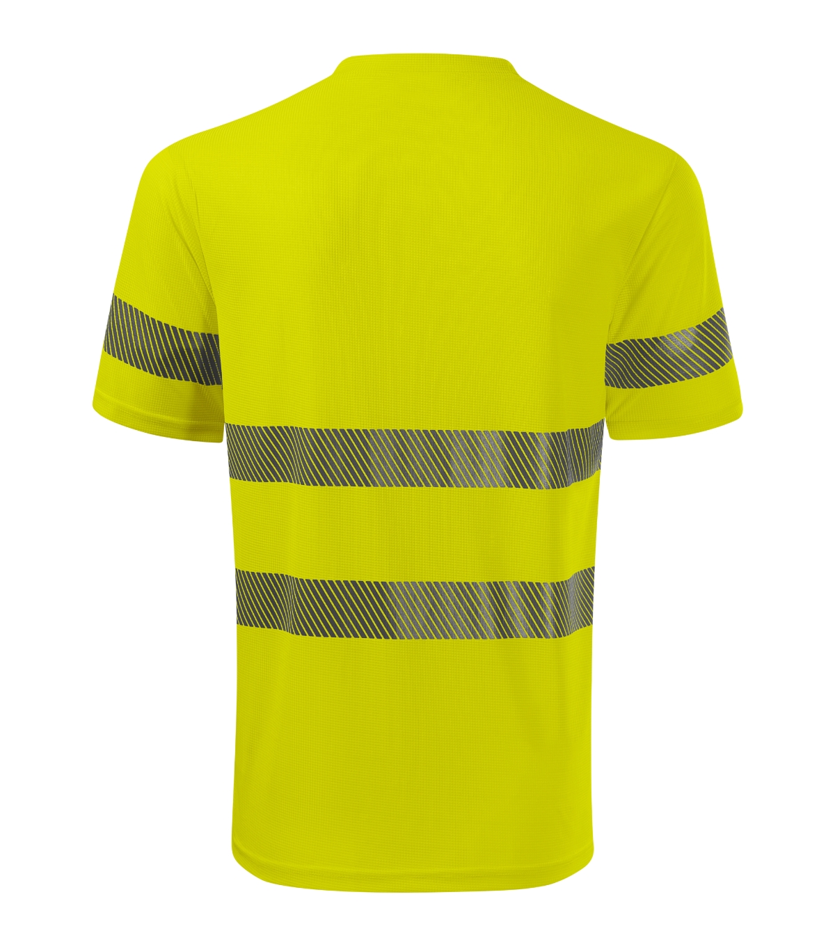 Koszulka unisex RIMECK HV Dry — Fluorescencyjny żółty - obrazek 4