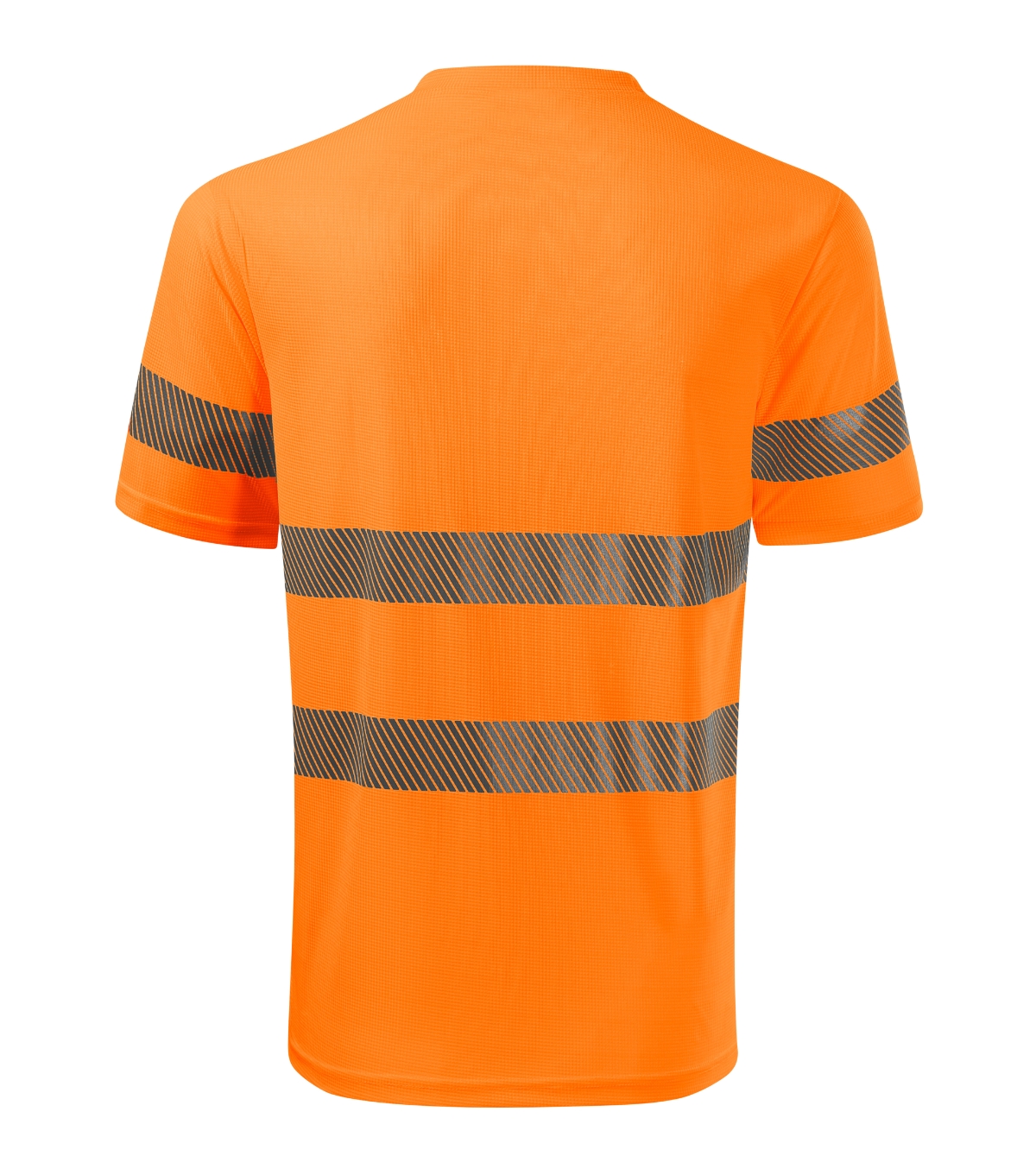 Koszulka unisex RIMECK HV Dry — Fluorescencyjny pomarańczowy - obrazek 4