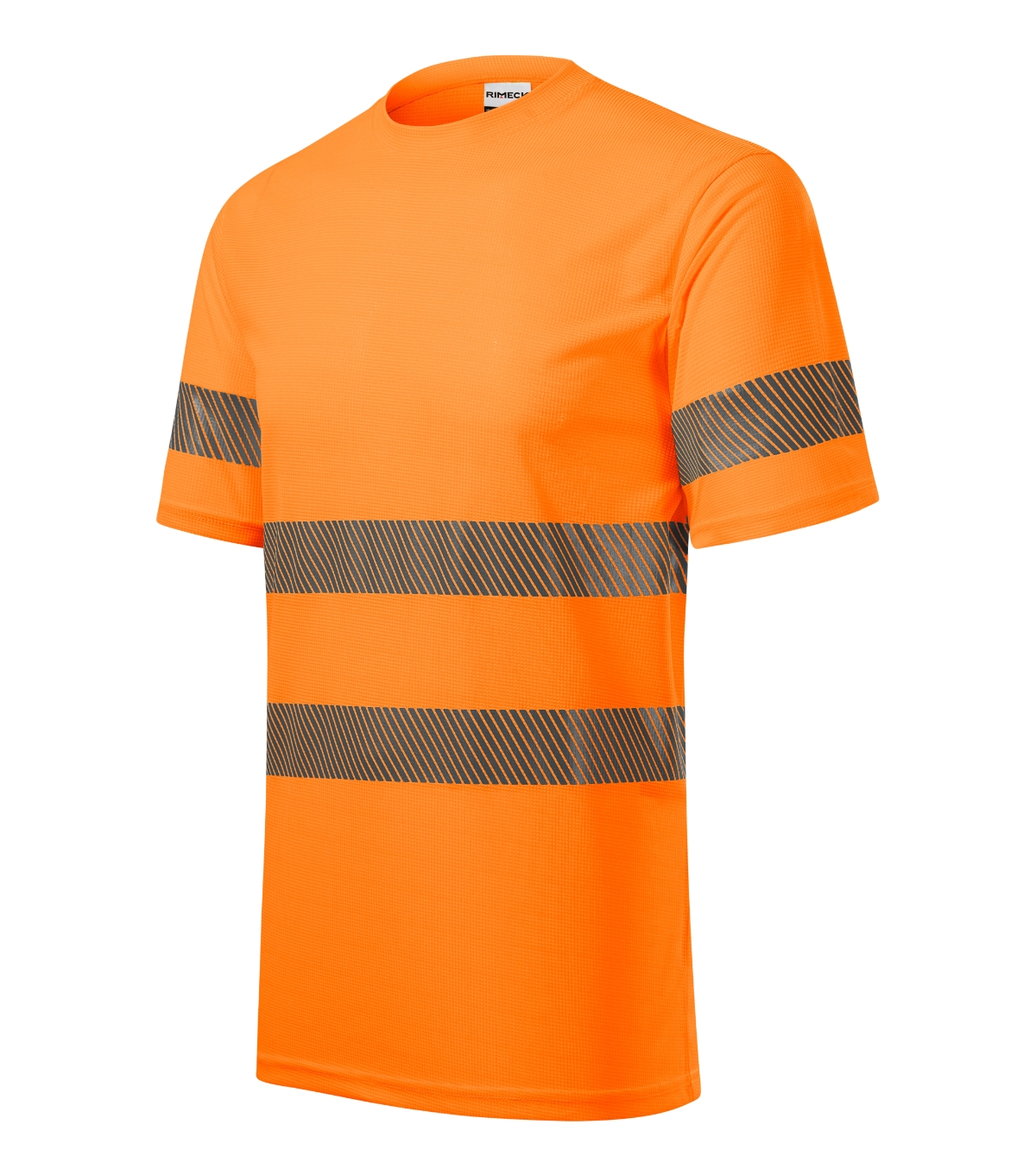 Koszulka unisex RIMECK HV Dry — Fluorescencyjny pomarańczowy