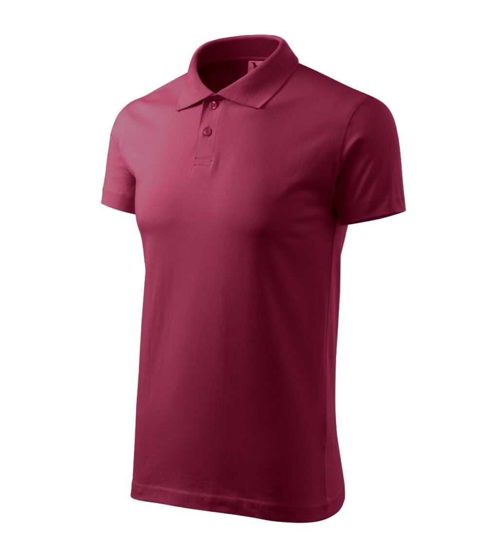 Koszulka polo męska MALFINI Single J. — Garnet