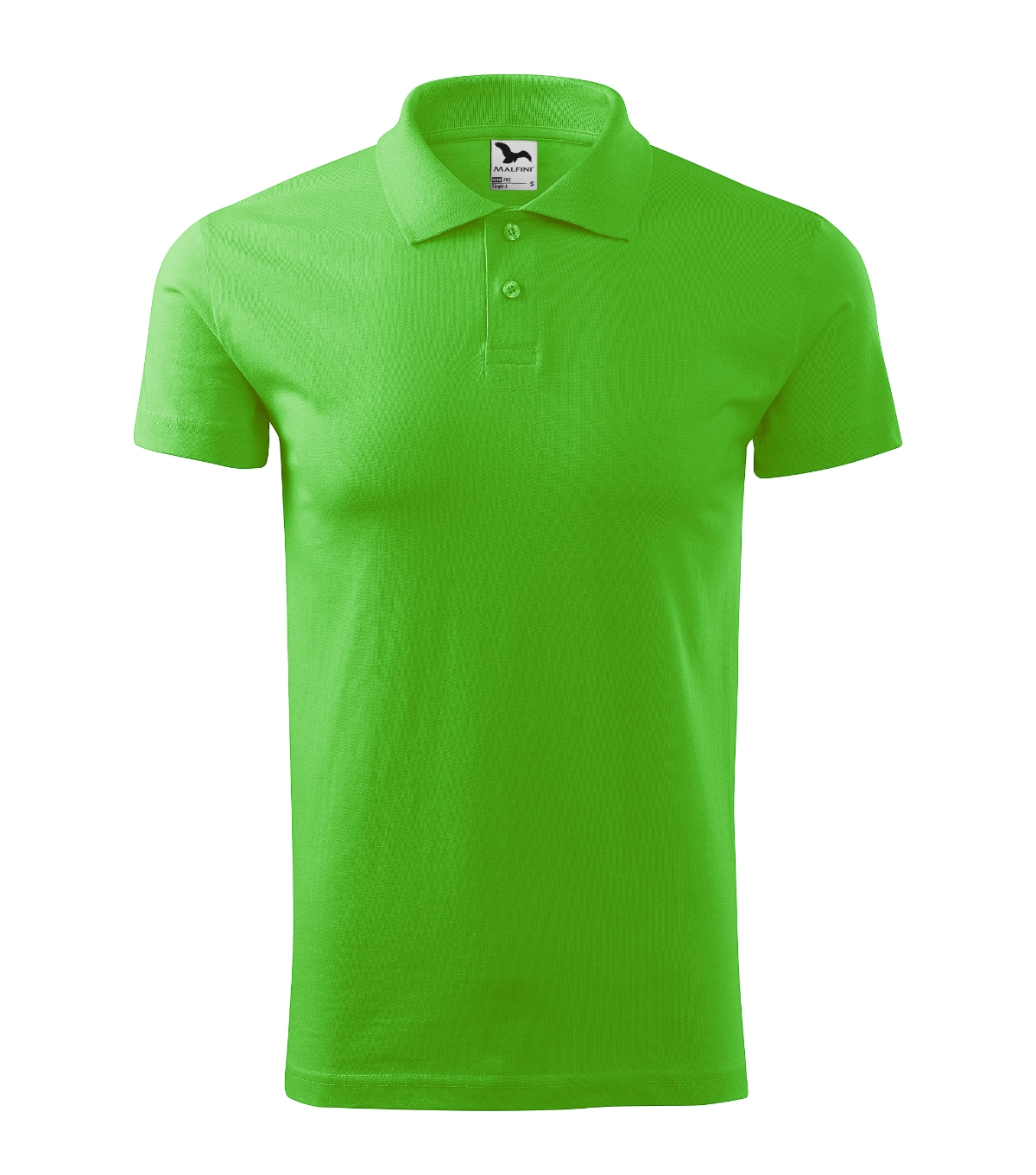 Koszulka polo męska MALFINI Single J. — Green apple - obrazek 2