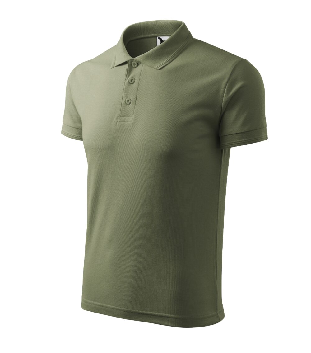 Koszulka polo męska MALFINI Pique Polo — Khaki