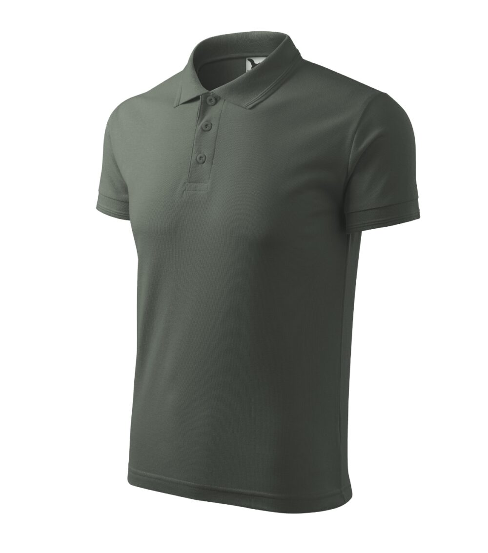 Koszulka polo męska MALFINI Pique Polo — Ciemny khaki
