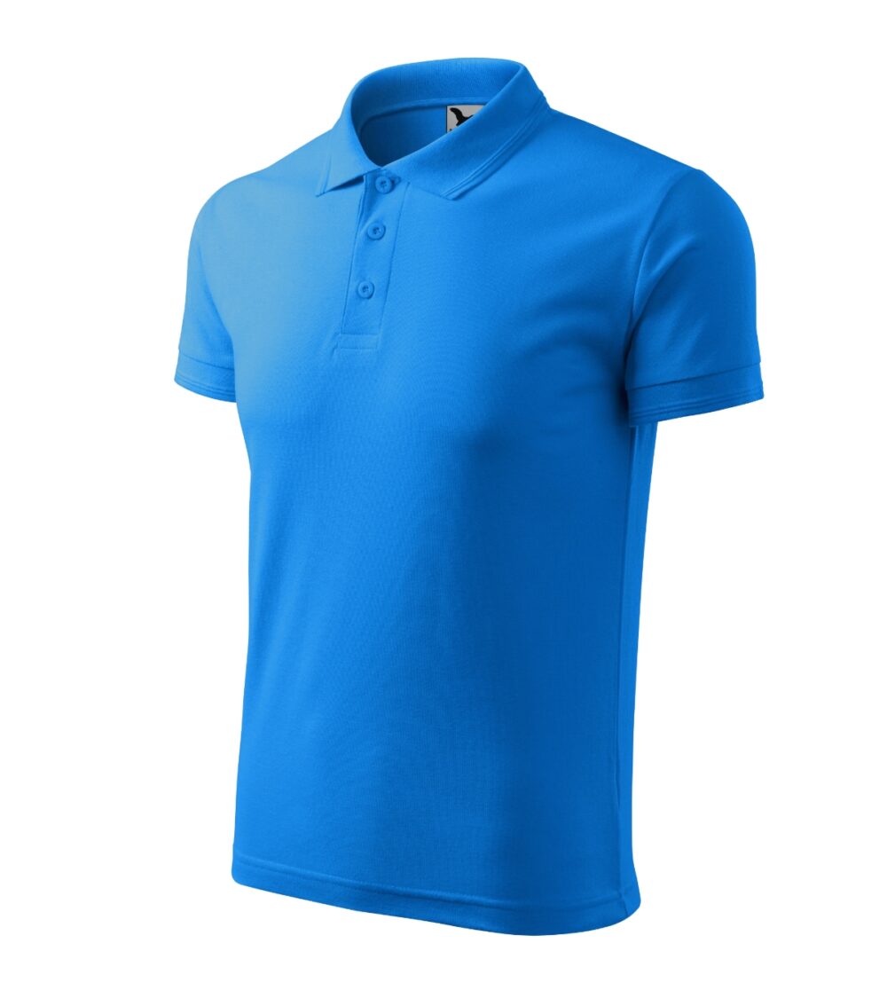 Koszulka polo męska MALFINI Pique Polo — Snorkel blue