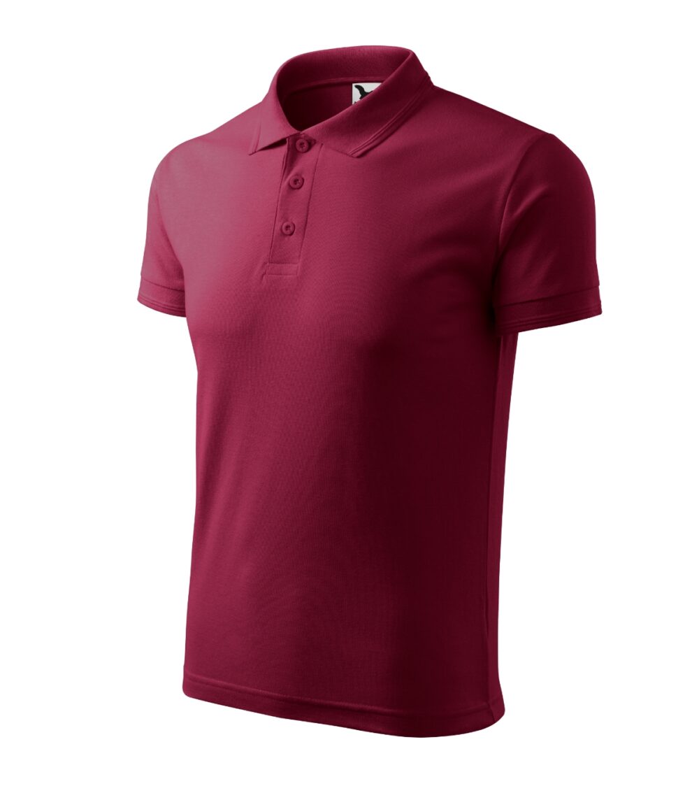 Koszulka polo męska MALFINI Pique Polo — Garnet
