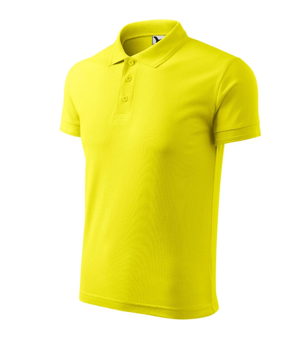 Koszulka polo męska MALFINI Pique Polo — Cytrynowy