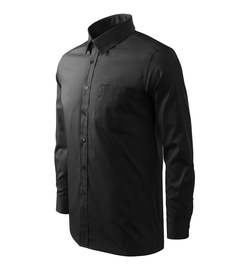 Koszula męska MALFINI Style LS — Czarny