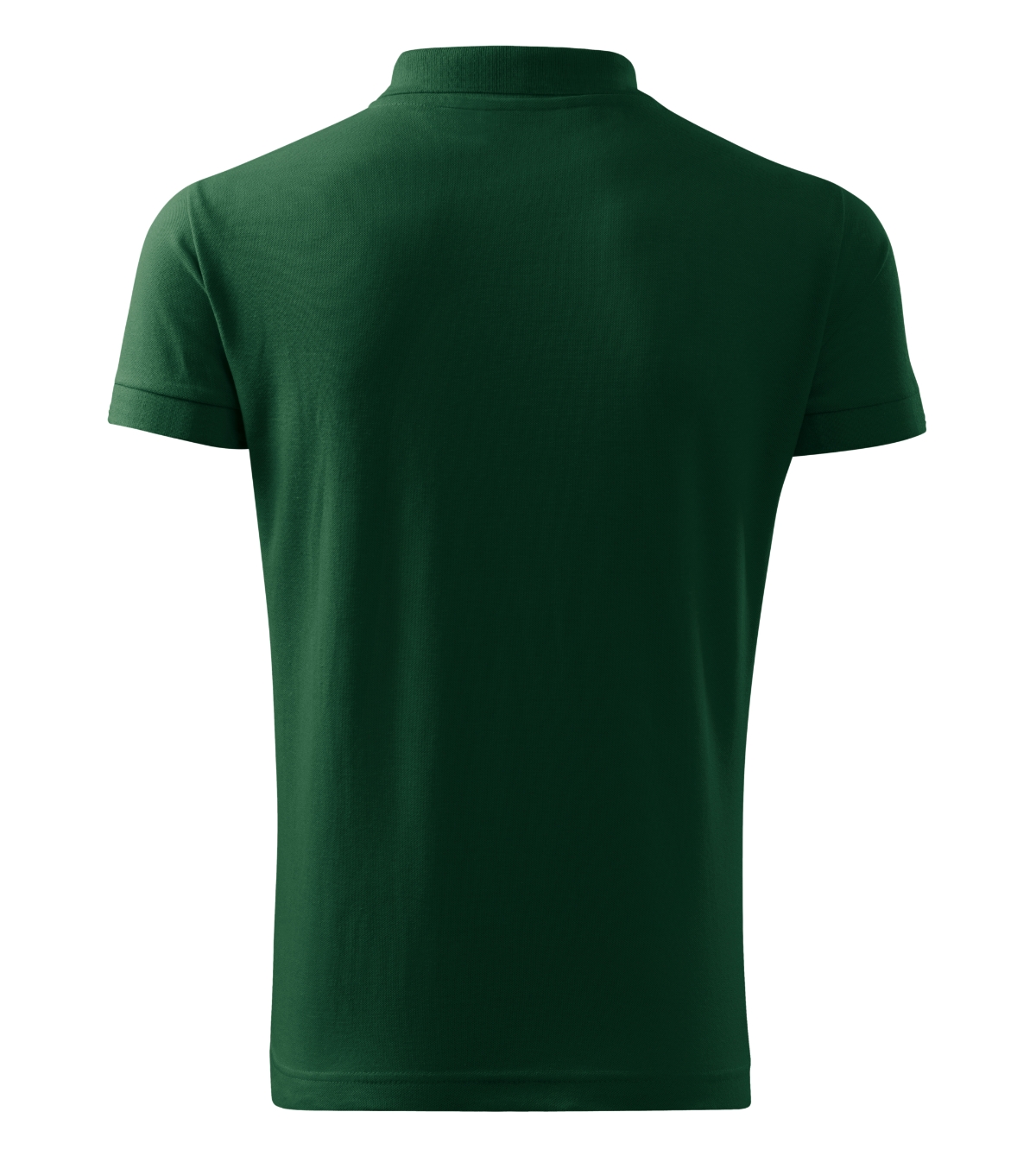Koszulka polo męska MALFINI Cotton — Dark green - obrazek 3
