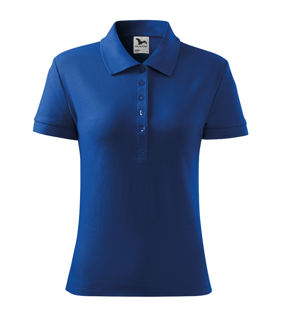 Koszulka polo damska MALFINI Cotton — Chabrowy - obrazek 2
