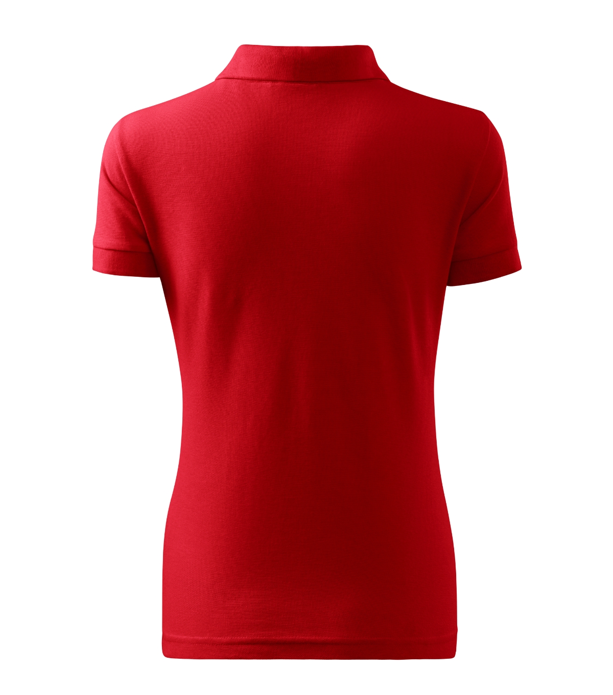 Koszulka polo damska MALFINI Cotton — Czerwony - obrazek 3