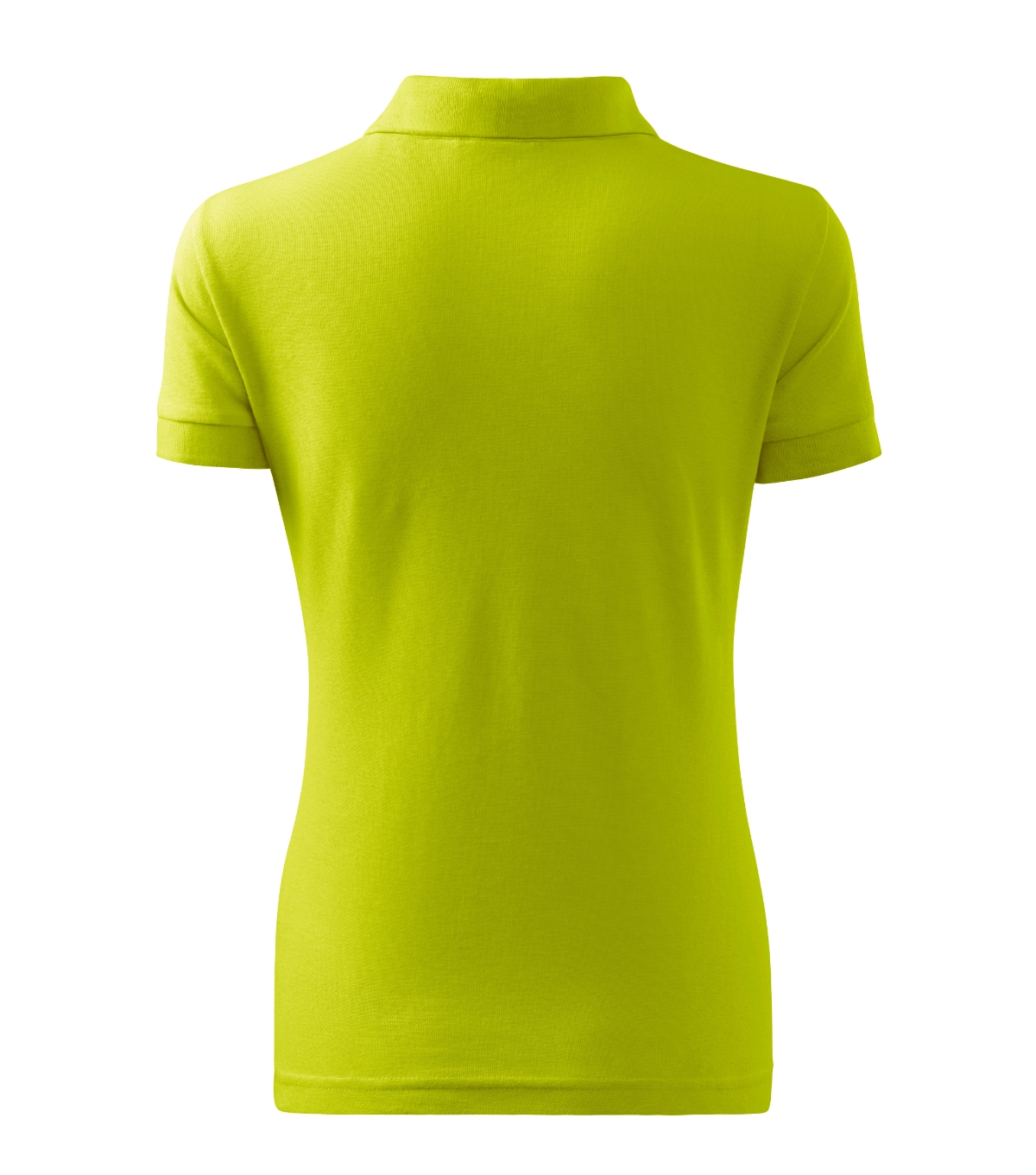 Koszulka polo damska MALFINI Cotton — Limonka - obrazek 3