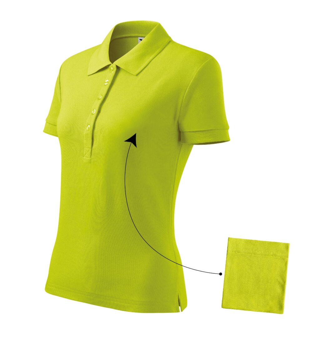 Koszulka polo damska MALFINI Cotton — Limonka