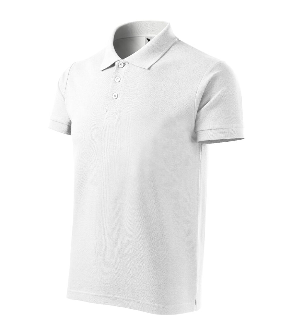Koszulka polo męska MALFINI Cotton Heavy — Biały