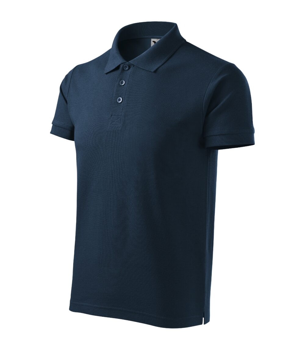 Koszulka polo męska MALFINI Cotton Heavy — Granatowy