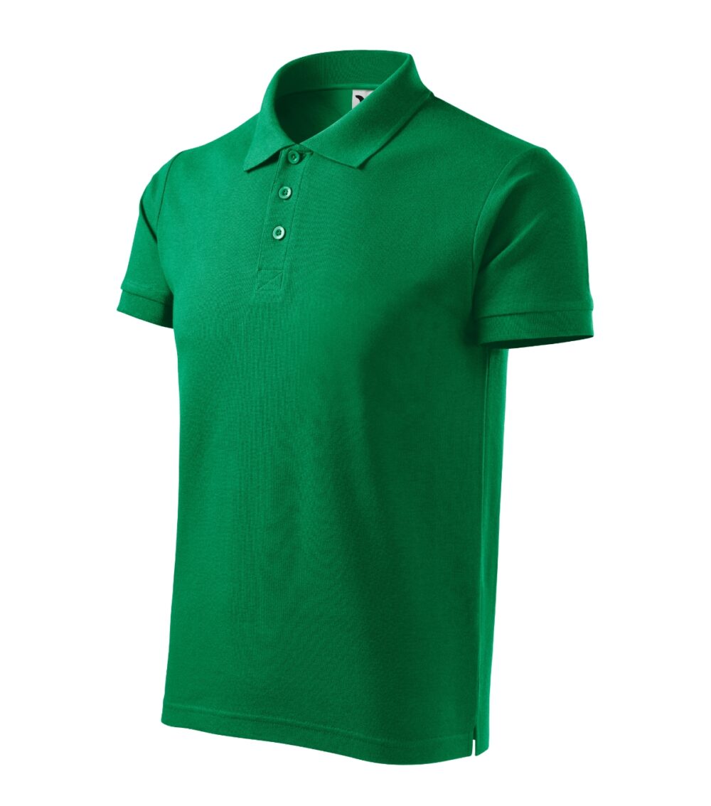 Koszulka polo męska MALFINI Cotton Heavy — Zieleń trawy