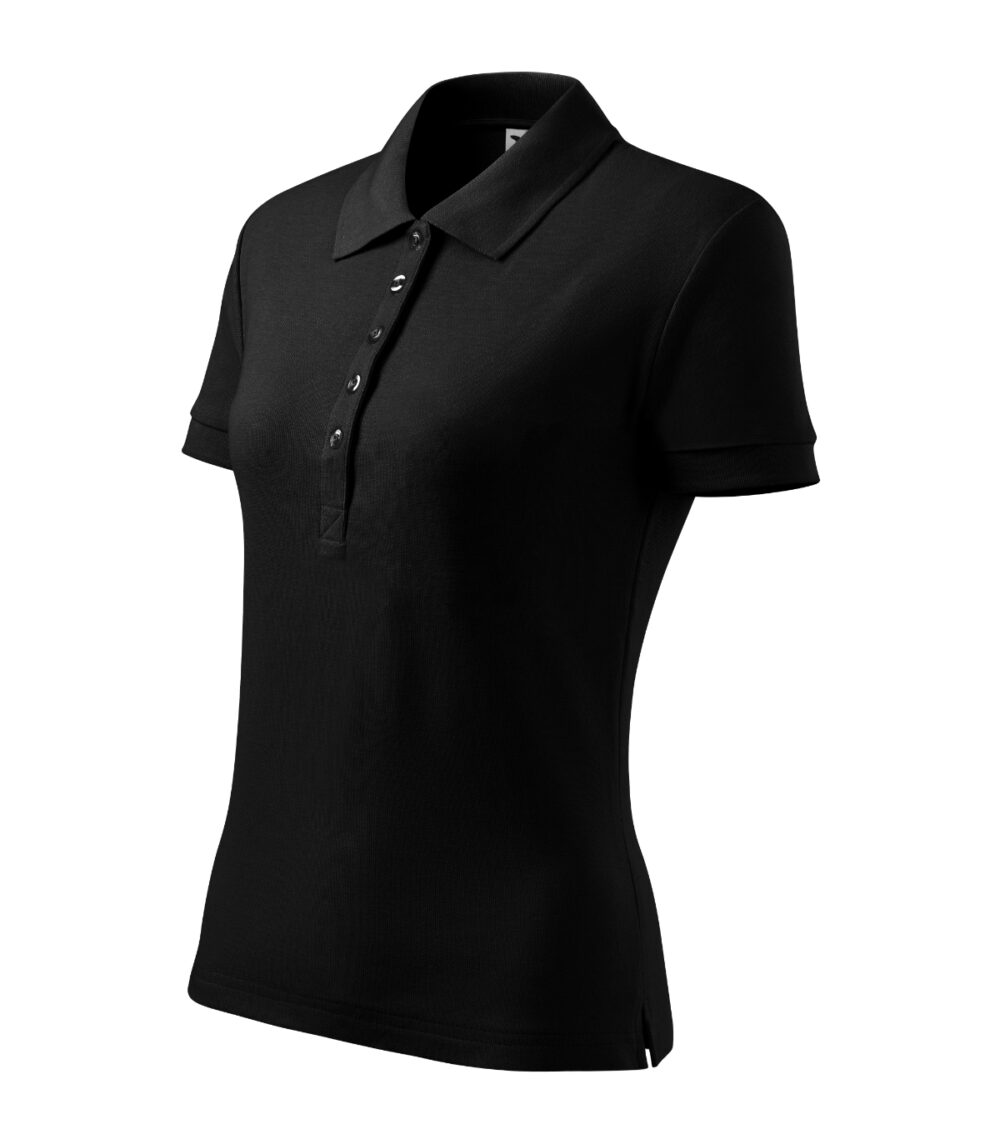 Koszulka polo damska MALFINI Cotton Heavy — Czarny