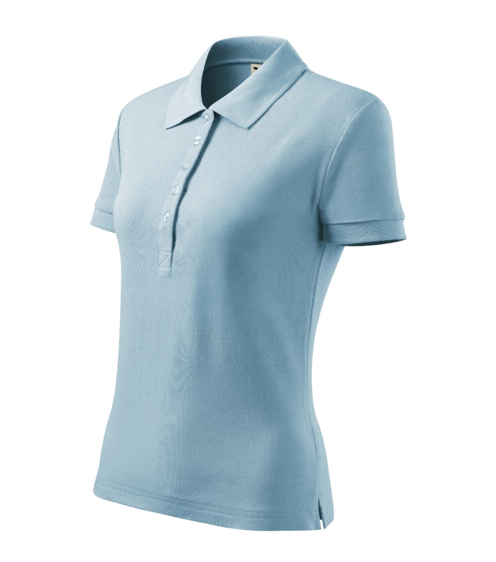 Koszulka polo damska MALFINI Cotton Heavy — Błękitny