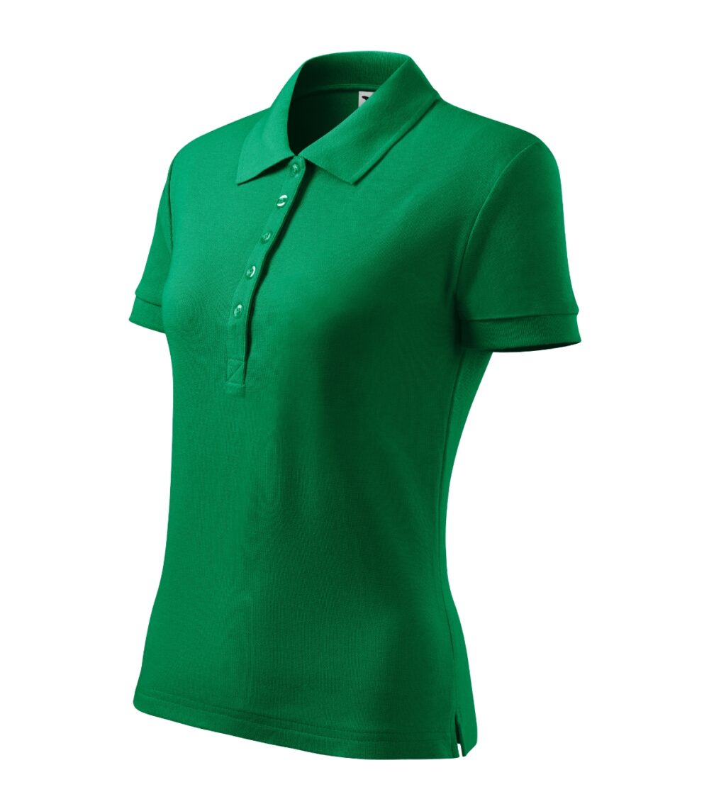 Koszulka polo damska MALFINI Cotton Heavy — Zieleń trawy
