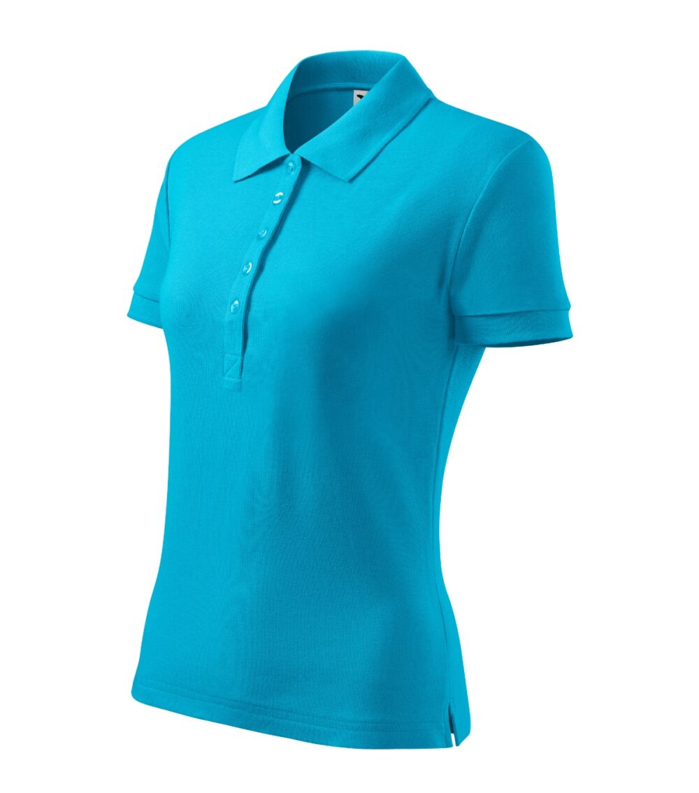 Koszulka polo damska MALFINI Cotton Heavy — Turkus