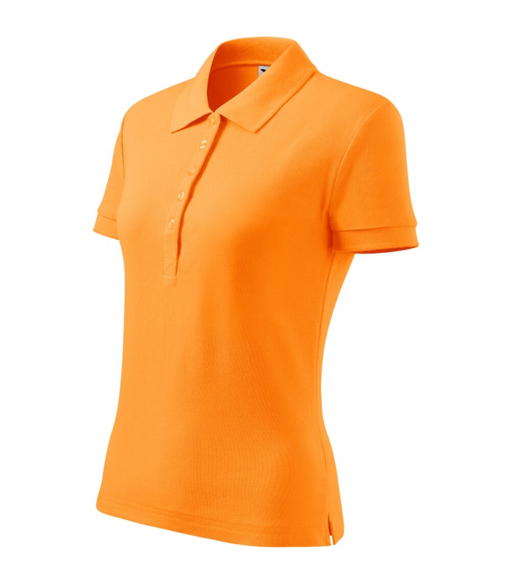 Koszulka polo damska MALFINI Cotton Heavy — Mandarynkowy