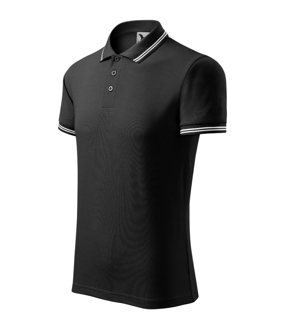 Koszulka polo męska MALFINI Urban — Czarny