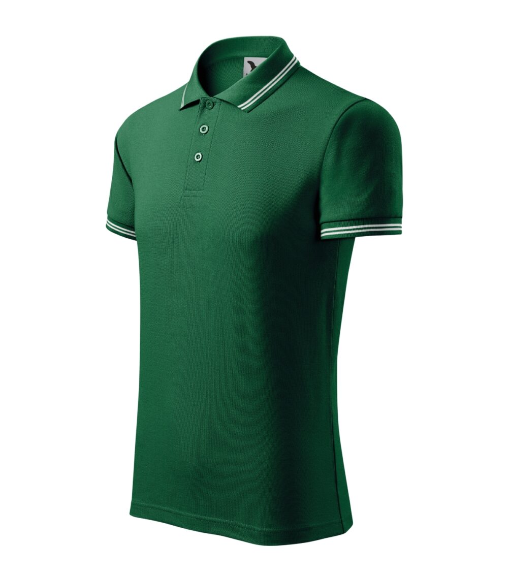 Koszulka polo męska MALFINI Urban — Dark green