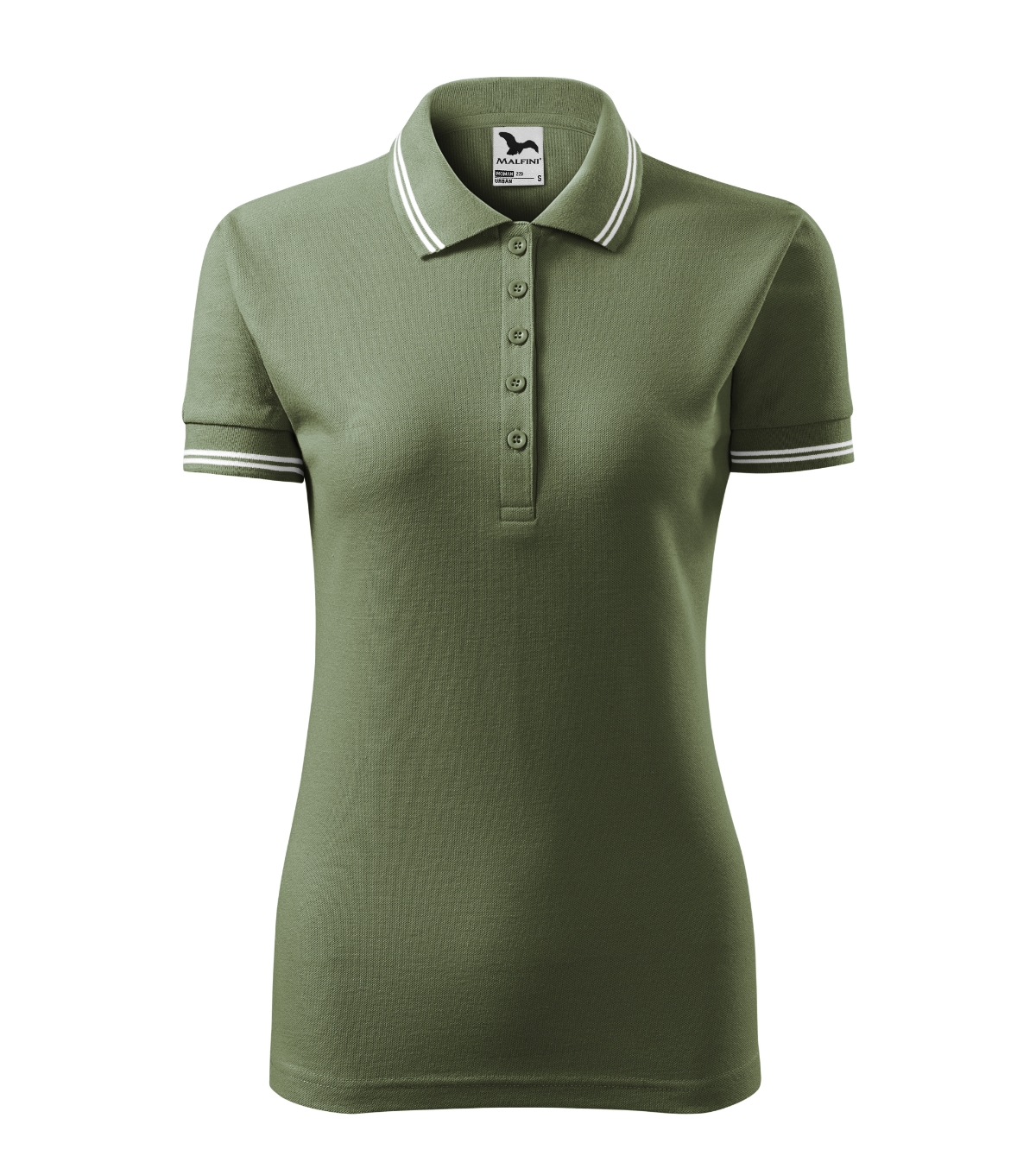 Koszulka polo damska MALFINI Urban — Khaki - obrazek 2