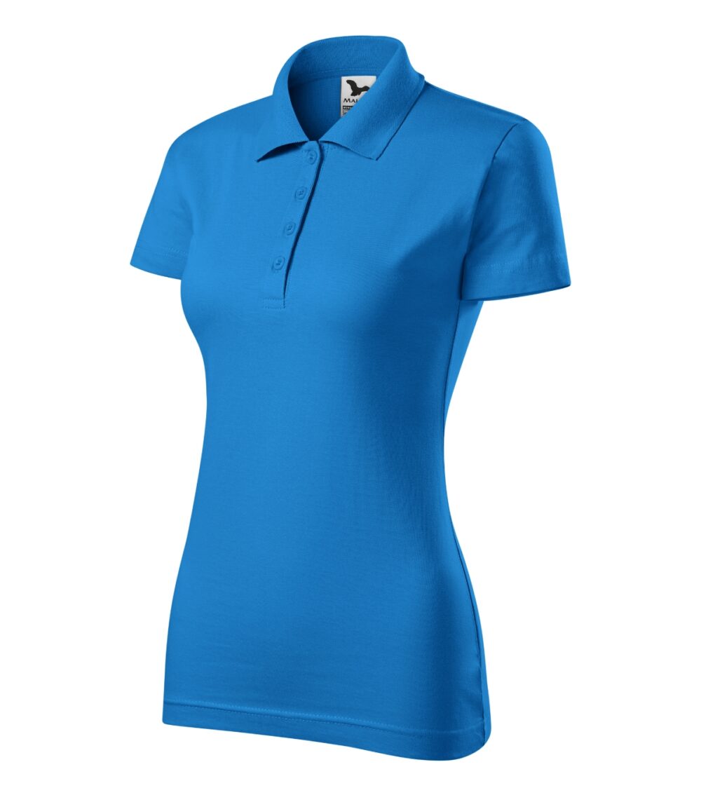 Koszulka polo damska MALFINI Single J. — Snorkel blue