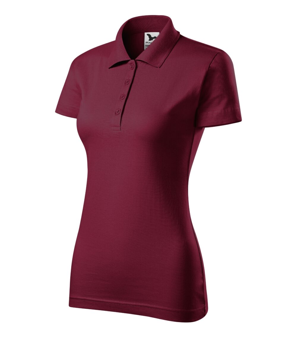 Koszulka polo damska MALFINI Single J. — Garnet