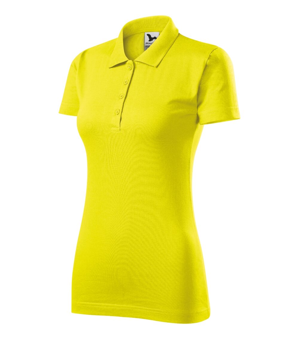 Koszulka polo damska MALFINI Single J. — Cytrynowy