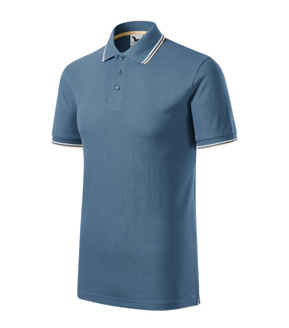 Koszulka polo męska MALFINI Focus — Denim