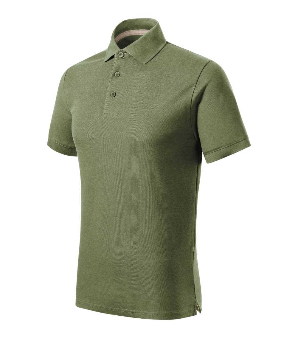 Koszulka polo męska MALFINI Prime (GOTS) — Khaki