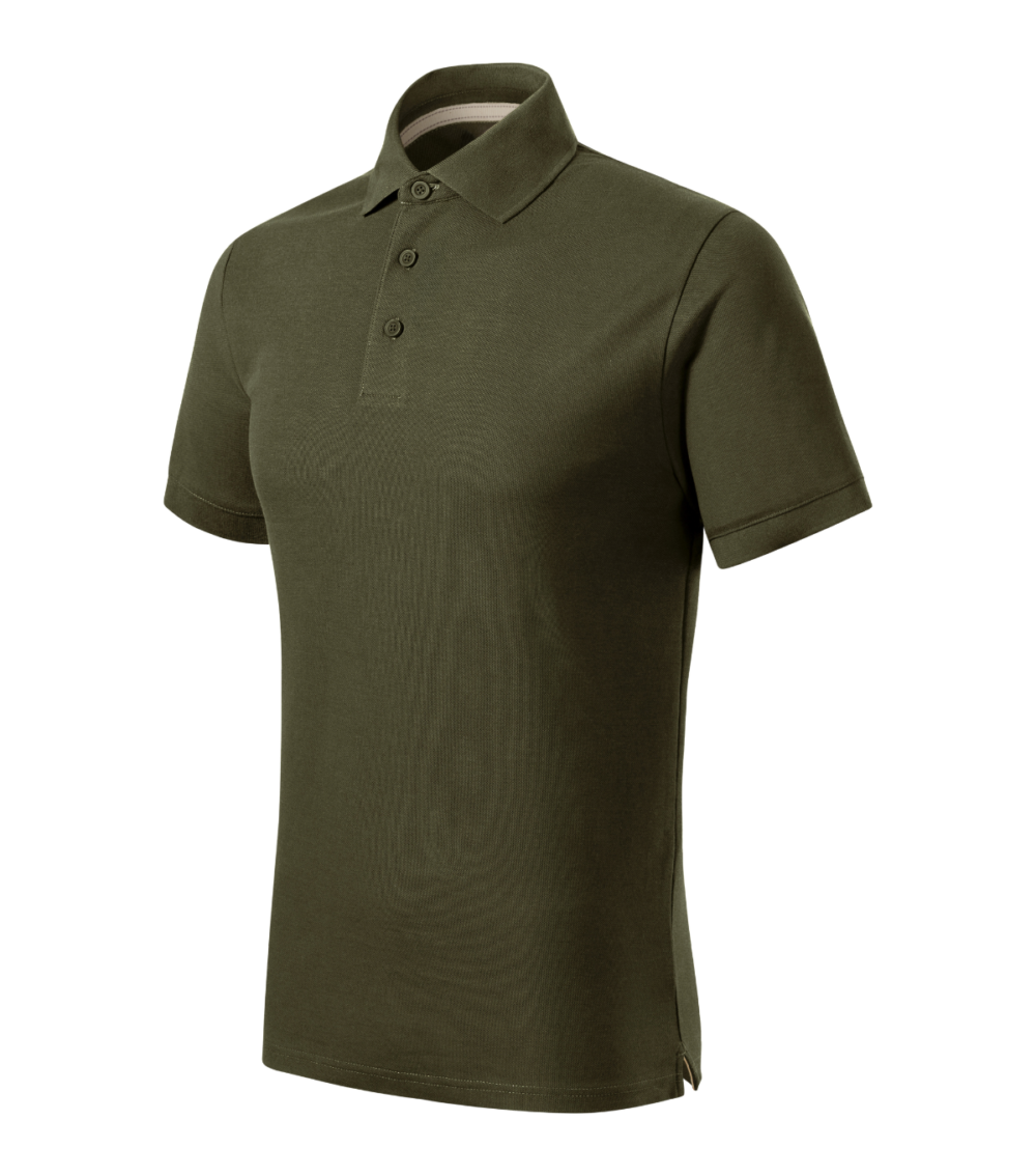 Koszulka polo męska MALFINI Prime (GOTS) — Military
