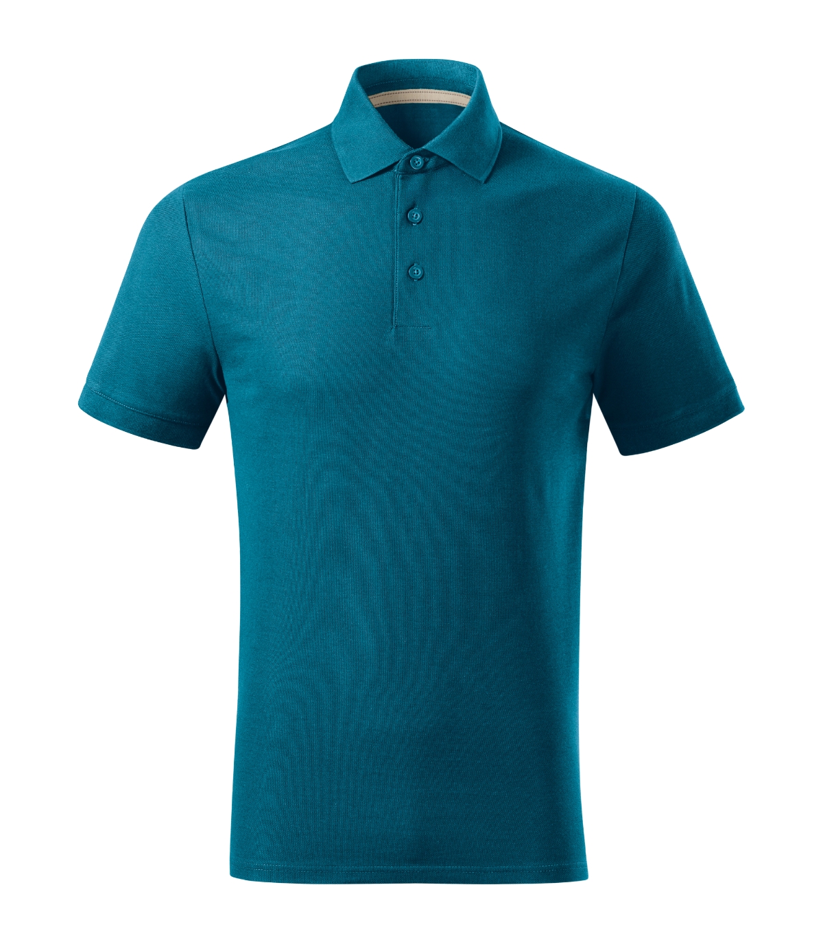 Koszulka polo męska MALFINI Prime (GOTS) — Petrol blue (bez metki) - obrazek 2