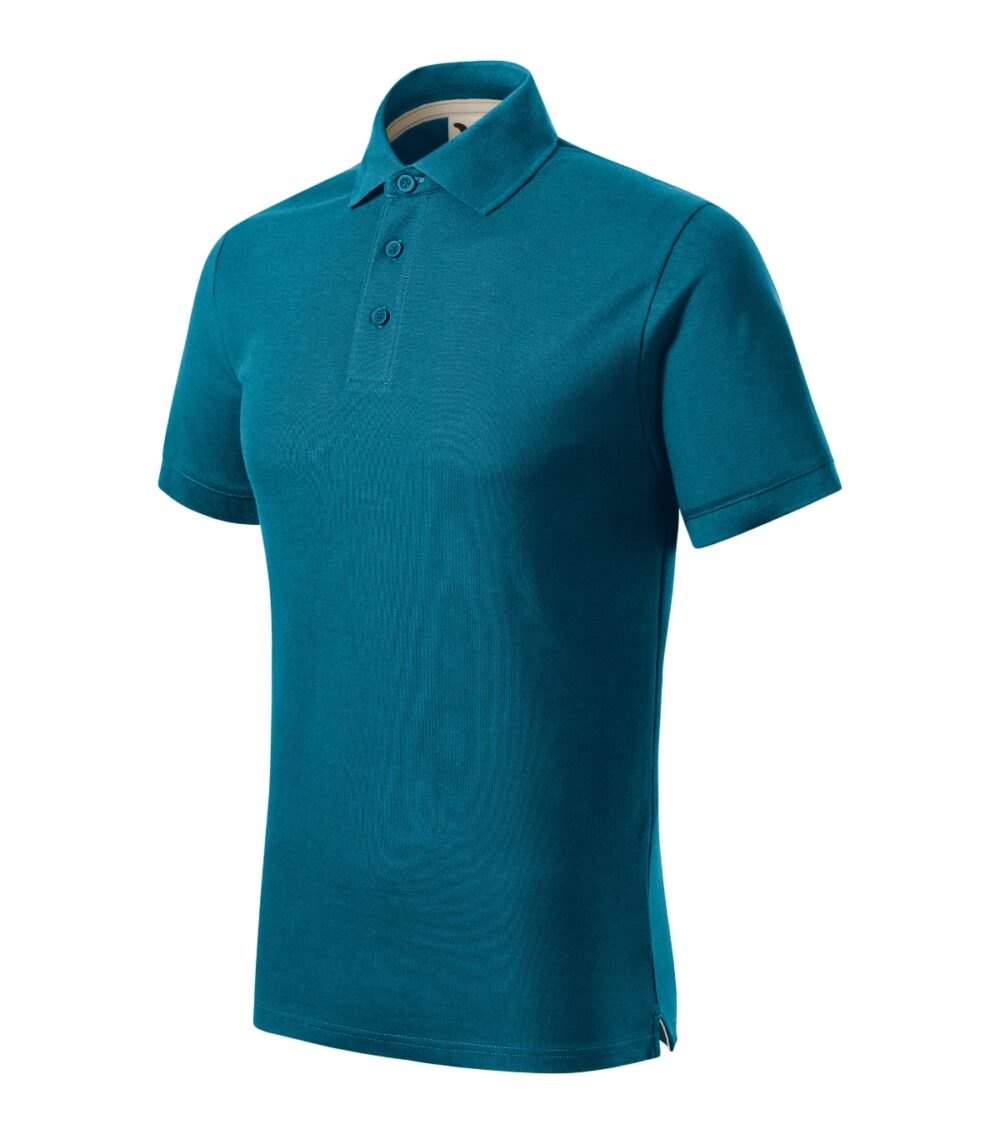 Koszulka polo męska MALFINI Prime (GOTS) — Petrol blue (outlet)