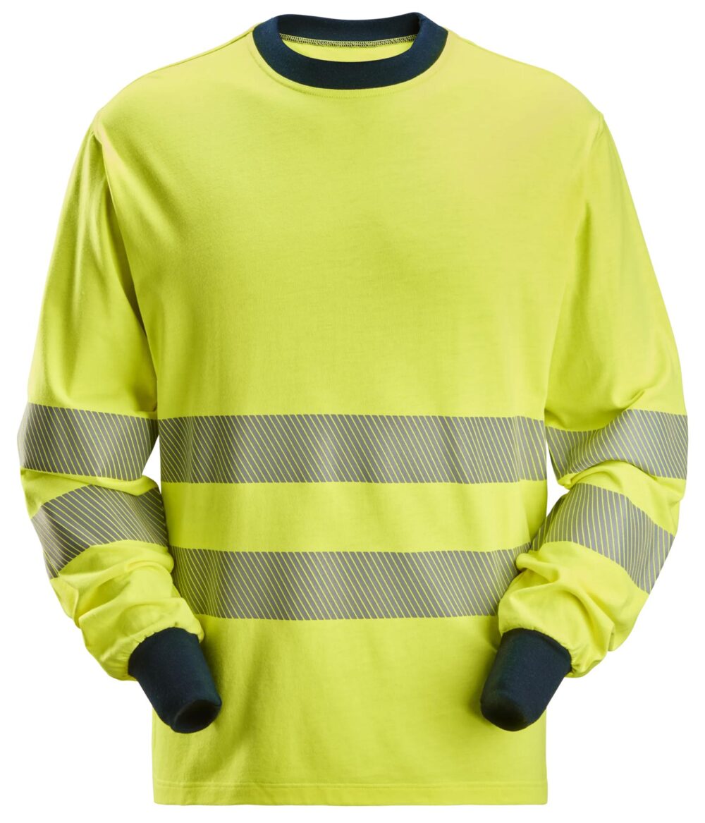 ProtecWork, T-shirt odblaskowy, – długi rękaw, EN 20471/3
