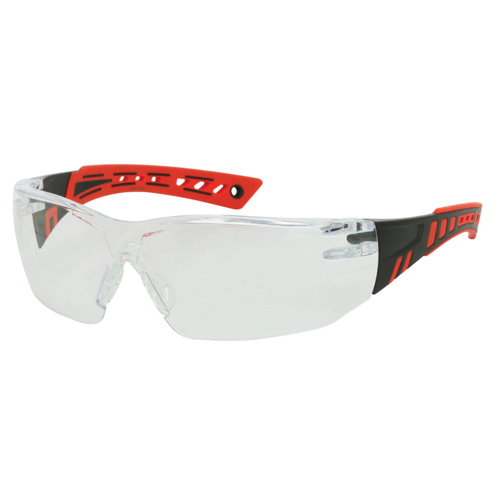 Okulary SQUADRON przeźroczyste Czerwony/Czarny 250-87-0520-EN