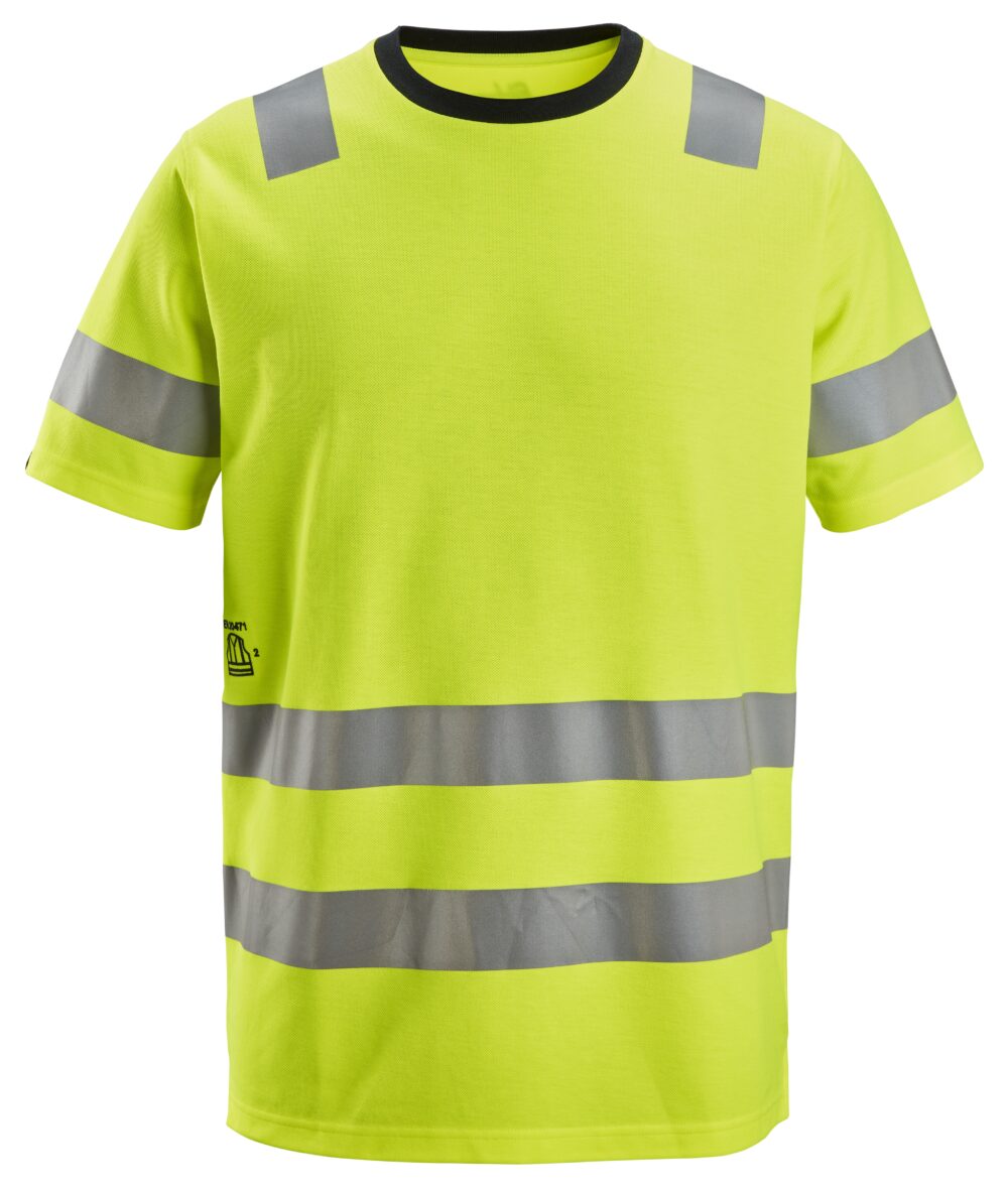 High-Vis, T-shirt odblaskowy, EN 20471/2 — Żółty Odblaskowy