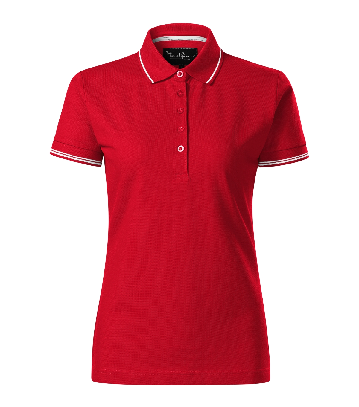 Koszulka polo damska MALFINI Premium Perfection plain — Formula red - obrazek 2