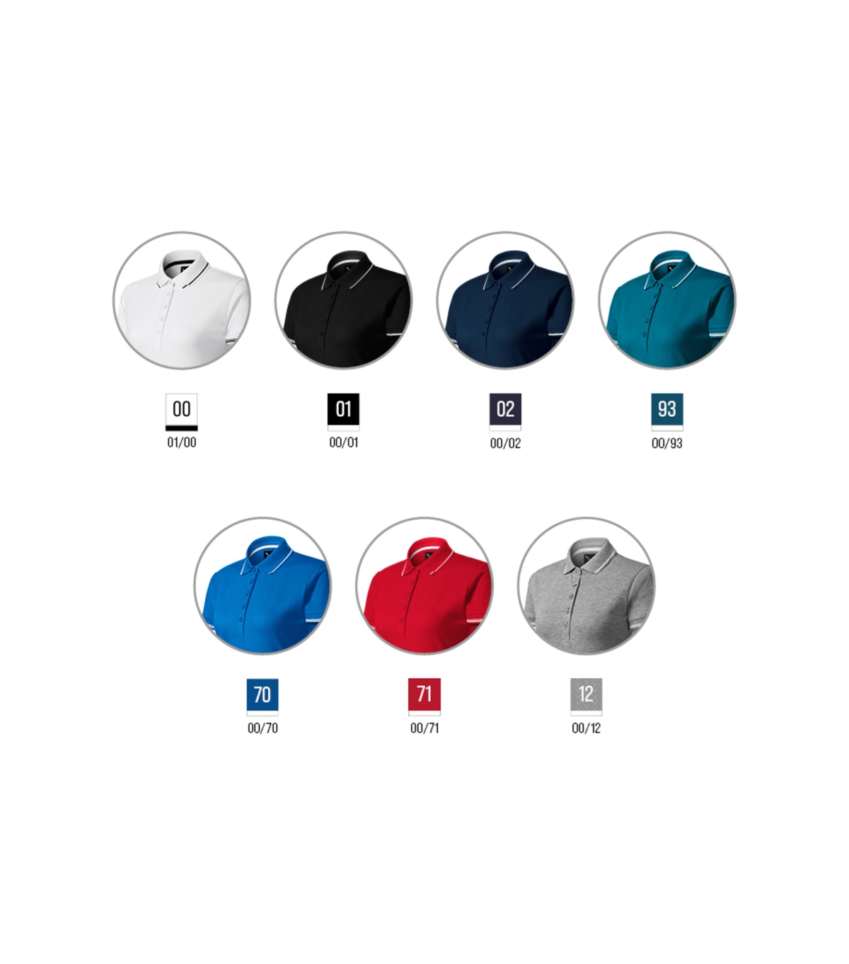 Koszulka polo damska MALFINI Premium Perfection plain — Formula red - obrazek 3