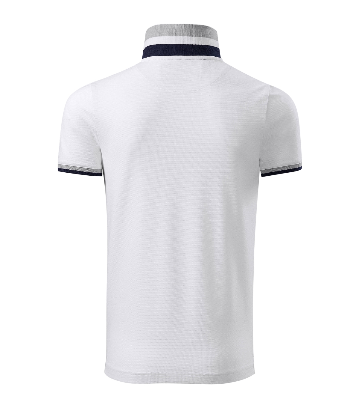Koszulka polo męska MALFINI Premium Collar Up — Biały - obrazek 4