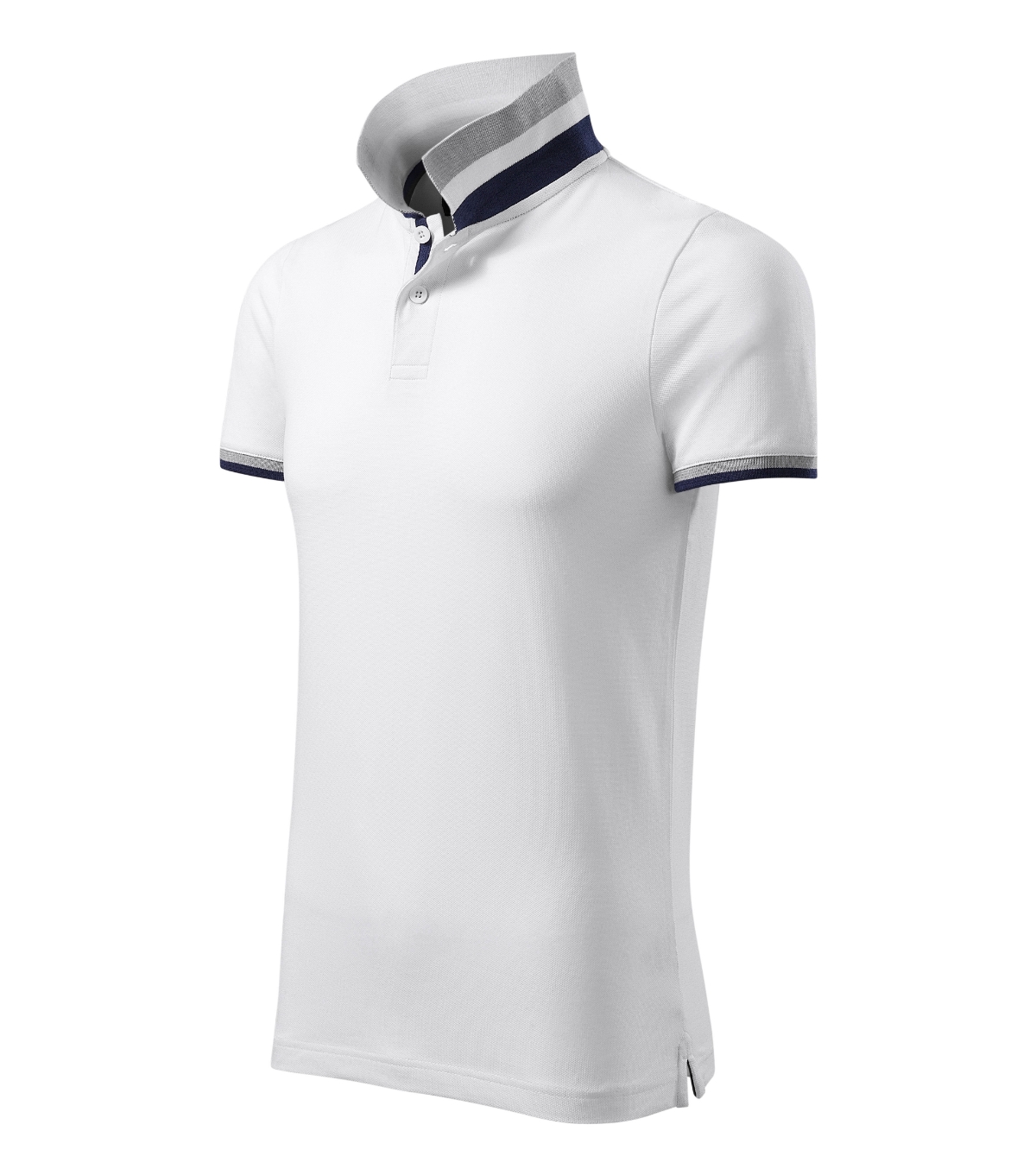 Koszulka polo męska MALFINI Premium Collar Up — Biały