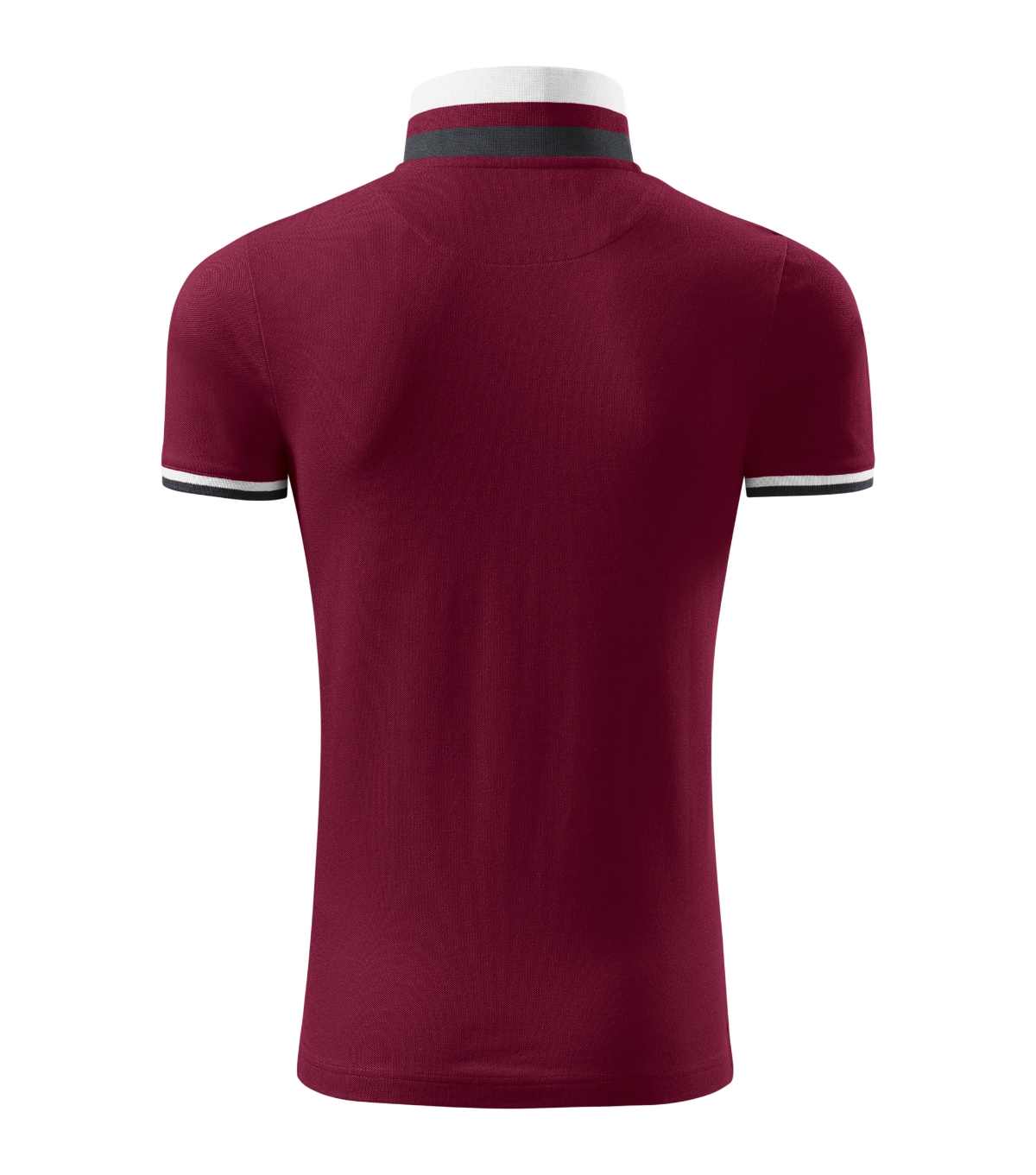 Koszulka polo męska MALFINI Premium Collar Up — Garnet - obrazek 4