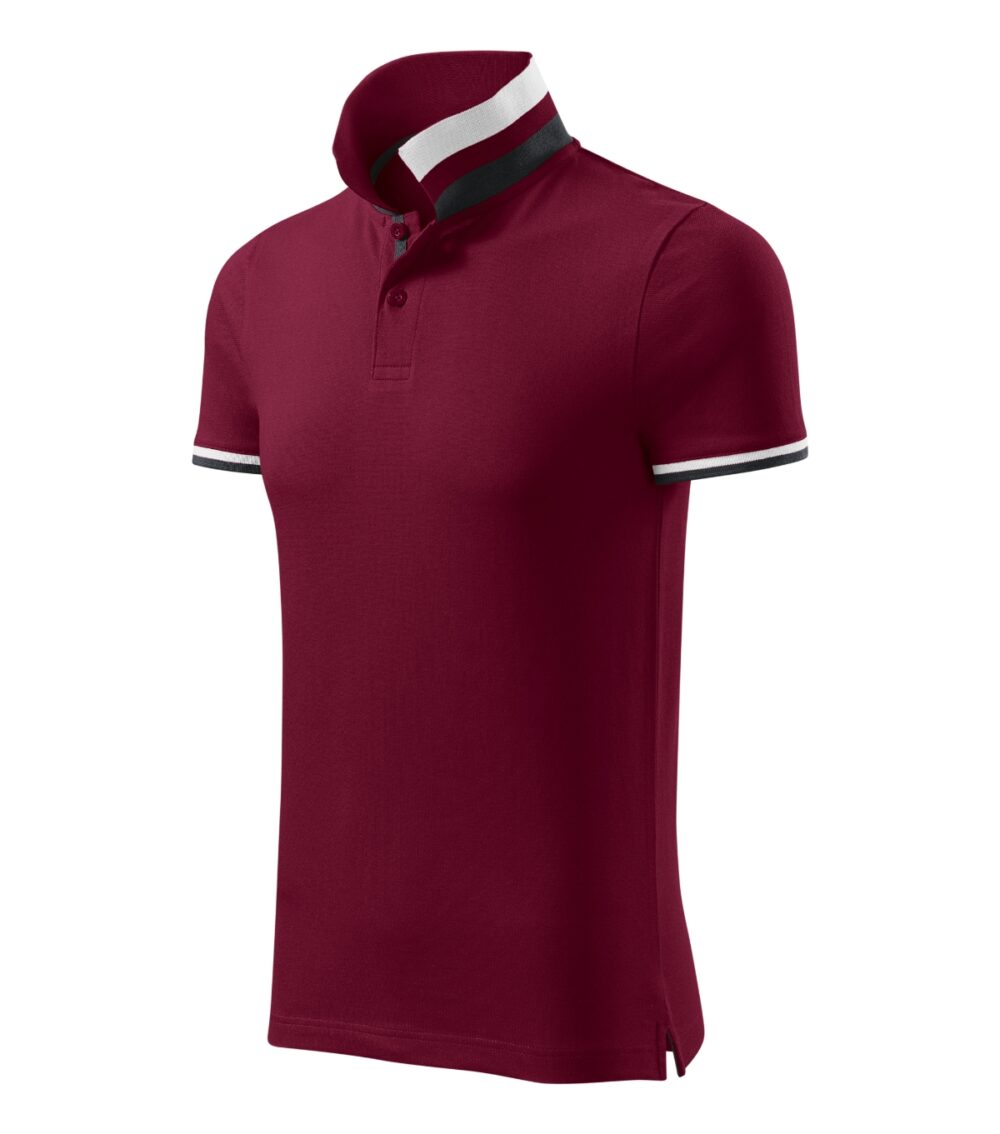 Koszulka polo męska MALFINI Premium Collar Up — Garnet