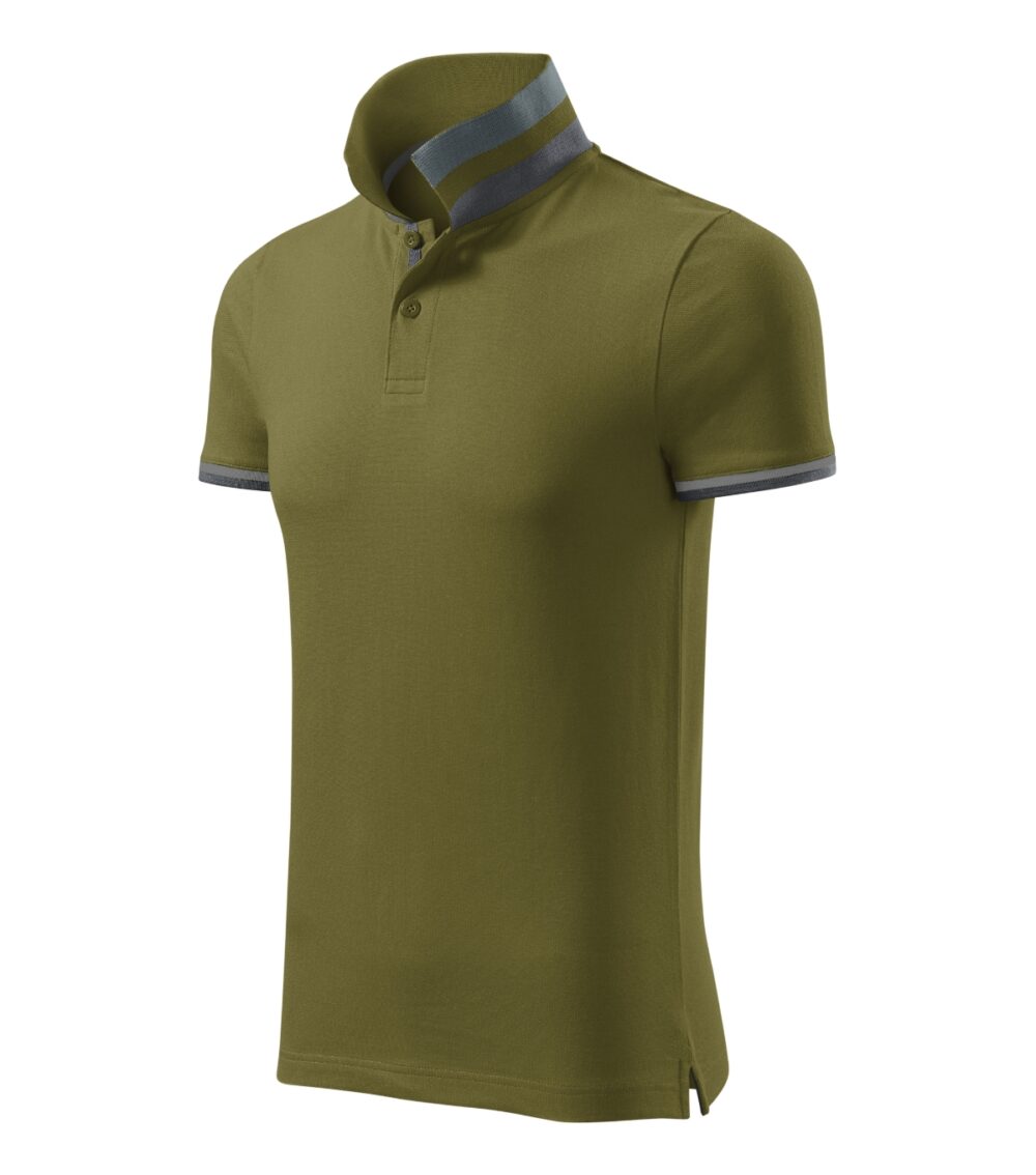 Koszulka polo męska MALFINI Premium Collar Up — Zieleń avocado