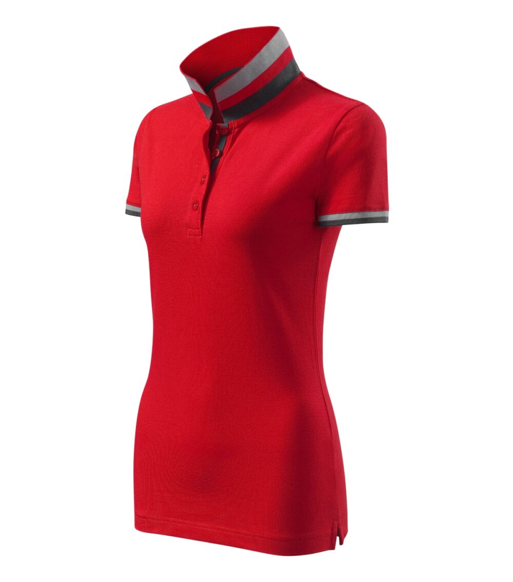 Koszulka polo damska MALFINI Premium Collar Up — Formula red