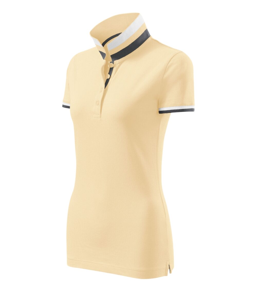 Koszulka polo damska MALFINI Premium Collar Up — Bourbon vanilla