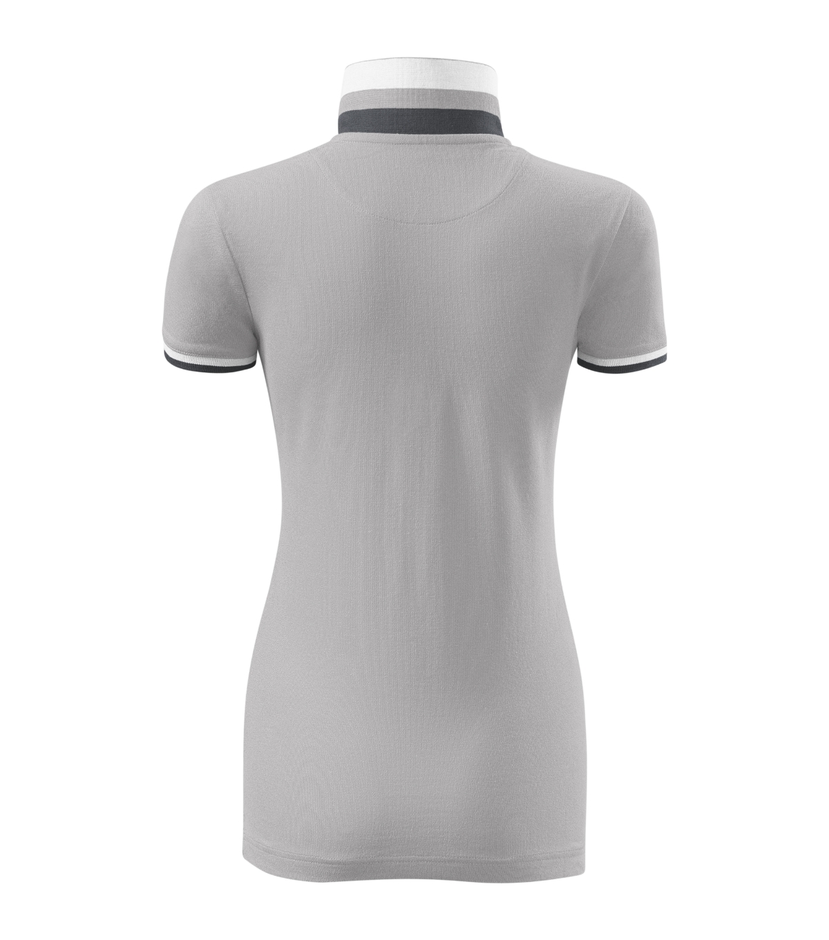 Koszulka polo damska MALFINI Premium Collar Up — Silver gray - obrazek 4