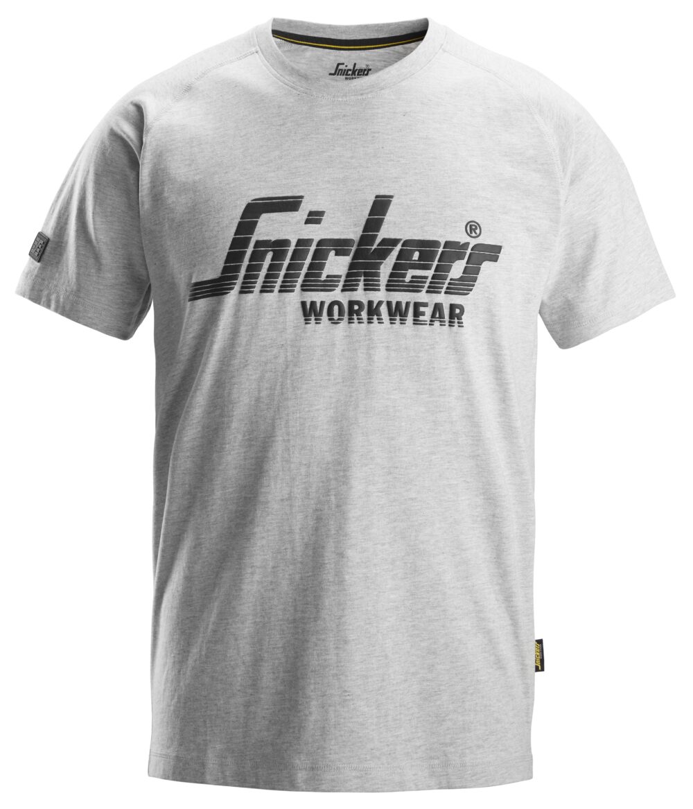 T-shirt Logo — Szary Melanż